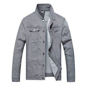 Chaqueta Vaquera de Diseño Moderno 2026 para Hombre, Estilo Urbano, Informal, Lisa, Chaqueta de Invierno Cortavientos, Chaqueta Vaquera Personalizada para Hombre - Product Image 1