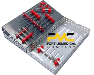 Kit chirurgical zygométrique premium pour implants dentaires, outils chirurgicaux professionnels en acier, réutilisables, procédures d'implantation zygométrique - Product Image 5