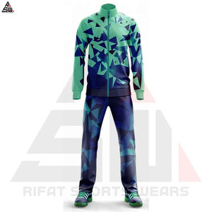 Sublimation Printed Casual Solid Winter Adult Unisex Fleece <b>Tracksuit</b> 100% Cotton <b>White</b> Blue Elastic Waist Plus Size High - Product Image 6
