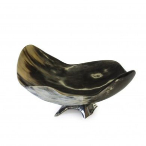 Cuenco de servicio de vajilla Vintage, cuenco de cuerno de búfalo respetuoso con el medio ambiente, cuenco de masa de cuerno de ensalada de frutas para uso doméstico en Hotel y restaurante - Product Image 3