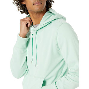 Pull-over oversize pour hommes Sweats à capuche lourds pour hommes Logo personnalisé Sweats à capuche blancs à épaules tombantes Service OEM Service personnalisé - Product Image 4