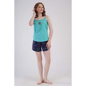 Conjunto de Falda con Tirantes Ovalados para Mujer - Product Image 1