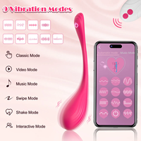 Jouet de bien-être intime portable à distance contrôlé par application, stimulateur du point G et du clitoris, vibromasseur portable à distance contrôlé par application