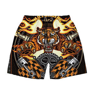 High Quality Custom Logo Polyester Men's Double Layer Mesh <b>Shorts</b> <b>5</b> <b>Inch</b> <b>Inseam</b> Solid Pattern Sublimation Printed Manufacturer - Product Image 3