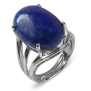 Anillo de Cristal con Piedra Preciosa Natural Ajustable - Product Image 4