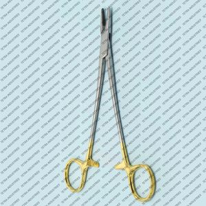 Portaagujas Profesional TC Mayo 7, Acero Inoxidable, Dentado, para Suturas, Autoclavable, Juego de Instrumentos Dentales Manuales - Product Image 3