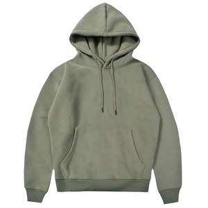 Vente en gros Impression personnalisée Pull lourd 100% coton Sweat à capuche décontracté Sweat unisexe avec poche Sweats à capuche imprimés bouffants - Product Image 1