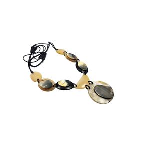 Artificial Unisex Handmade Genuine Buffalo Classic Horn Beads Pendant <b>Necklace</b> by Javed Handicrafts - Product Image 5