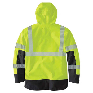 Sweat à capuche de sécurité haute visibilité pour la construction, polyester de haute qualité avec manches longues réfléchissantes pour la sécurité au travail - Product Image 4