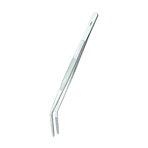 Pince de cuisine professionnelle de 24 cm, extra longue, en acier inoxydable, à dents, robuste, outil de chef - Product Image 3