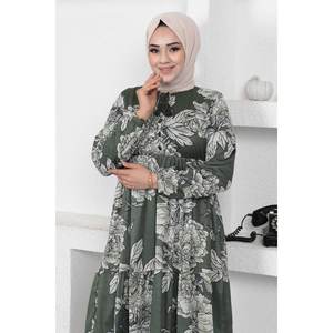 Vestido Casual con Estampado Floral y Detalle de Cordón - Product Image 2