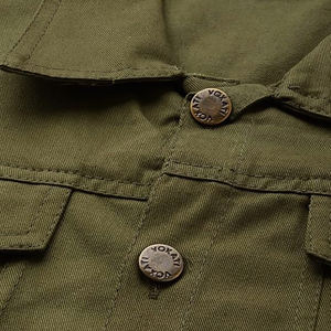 Venta al por mayor nuevas prendas de vestir exteriores de los hombres de alta calidad Caballeros Chaquetas de mezclilla Por Outdoor Casual Chaquetas de mezclilla Ropa de moda para hombres - Product Image 4