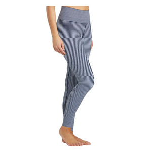 Pantalons de yoga à taille haute pour femmes avec logo personnalisé, vêtements de sport actifs, effet push-up, compression élastique, sans couture, serrés, décontractés - Product Image 3