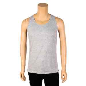 Camiseta sin Mangas para Hombre, Ajustada, de Algodón, Tejido de Punto 3D, Secado Rápido, Transpirable, de Alta Calidad, MOQ Bajo, Logotipo Personalizado para Gimnasio - Product Image 2