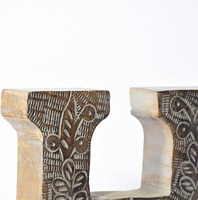 FAIZA CRAFT Designs personnalisés en bois sculpté, Art déco, Lettres anglaises Z, Rectangulaire, Mariage, Anniversaire, Étude, Salle de classe