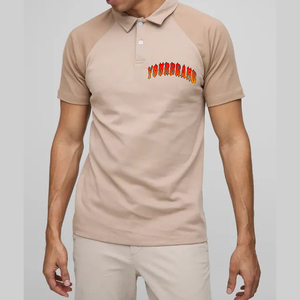 Polo à manches courtes pour homme en jersey 100% coton, logo personnalisé de haute qualité OEM, respirant, séchage rapide, en vente - Product Image 4