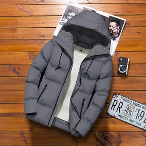 Chaqueta de Invierno Premium para Hombre, Acolchada, Cálida, Impermeable, con Cuello Alto, Logotipo Frontal, Estilo Urbano, Ajustada, de Secado Rápido y Transpirable - Product Image 2