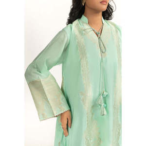 Traje de Jacquard Teñido de 3 Piezas IUSTKSD-1119 para Verano - Product Image 1