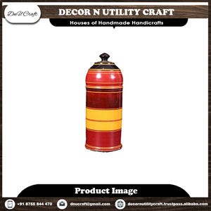 Handcrafted Eco-Friendly Carved Rosewood Cremation Urn Decorative Wooden Cylindrical <b>Tabletop</b> Urns for Human and Pet Bone Ashes - Product Image 4