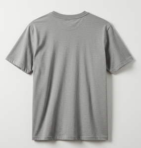 เสื้อเชิ้ตผู้ชายแขนสั้นผ้าเดนิมผสมไหม/ฝ้ายคุณภาพสูง แบบลำลอง สีพื้น แห้งเร็ว ไม่ต้องเย็บปักถักร้อย ปรับแต่งได้ ใส่ได้ทั้งชายและหญิง - Product Image 4