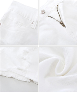 Fashionable Women <b>Denim</b> Shorts High Waist Super Distressed Women <b>Denim</b> Shorts with Custom Stone Wash for a Perfect Fit - Product Image 6