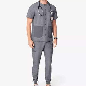 Tenues d'infirmière pour clinique dentaire, ensembles de blouses médicales à manches courtes, uniformes pour femmes et hommes, uniformes chirurgicaux pour hôpital - Product Image 6