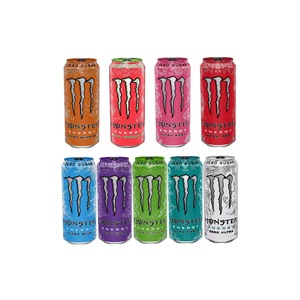 Boisson énergisante sans sucre Monster Energy Zero Ultra 16 fl oz, lot de 15, fabriquée en Allemagne, sans sucre, avec des bulles - Product Image 5