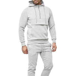 Ensemble de survêtements en molleton de coton Tenue d'hiver pour hommes Sports d'hiver jogging de style sportswear de course vêtements d'entraînement survêtement d'équipe - Product Image 4