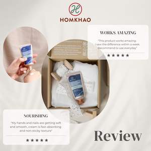 Crema de Manos de Leche de Arroz HOMKHAO con Ingredientes Naturales, Hidratante y Antienvejecimiento, Revitalizante y Nutritiva, de Tailandia - Product Image 5