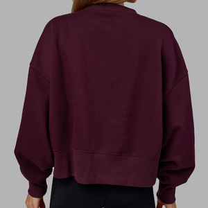 Sweat-shirt à capuche pour femme, coupe ample, manches longues, intérieur en polaire doux pour la chaleur et le confort, style pull, coupe décontractée - Product Image 5