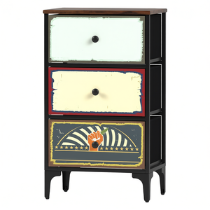 อามิคาซ่า แจ๊สตู้เก็บของแบบเคลื่อนที่ 3 ลิ้นชัก 45 ซม. สำหรับจัดระเบียบบ้าน - Product Image 2