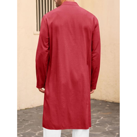 Vêtements musulmans indiens pour mariages et occasions festives Ensemble de pyjama uni Sherwani et Kurta pour hommes