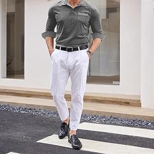 2025 nueva llegada Polo de hombre hecho a medida para negocios Casual y ropa de calle con suave transpirable hecho por Dress Sports - Product Image 3