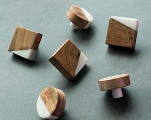Boutons de meuble en bois et résine artistique Craft Valley - Quincaillerie de meubles moderne de qualité supérieure et durable pour la décoration intérieure de la chambre à coucher - Product Image 5