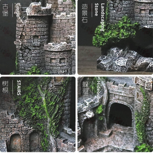 Resina Acuario Castillo Cueva Adorno-Aquascaping Accesorio Decorativo - Product Image 6