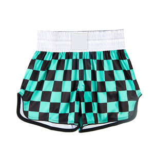 Shorts de Muay Thai en sublimation en gros, ouverture latérale à bande élastique, lavables, pour sports de combat, kick-boxing, Muay Thai - Product Image 1