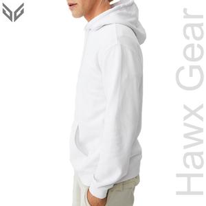 Sweats à capuche légers en coton/polyester doublés respirants pour hommes du fabricant pakistanais couleur unie col à capuche teint uni hiver - Product Image 3