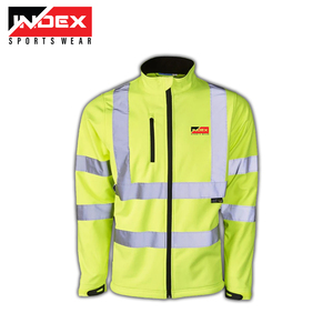 Customizable High Visibility <b>Reflective</b> <b>Safety</b> Jacket Waterproof Hi Vis Road <b>Safety</b> <b>Clothing</b> with Zipper Closure Custom Logo - Product Image 3