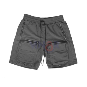 2025 haute qualité hommes été décontracté taille élastique Cargo Shorts pour hommes Spandex personnalisé Nylon Jeans Style hommes Shorts - Product Image 4