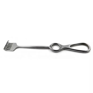 Retractor Volkman quirúrgico de acero inoxidable 8,5 "Sharp 6 puntas 0,5mm Separación de hueso Manual CE aprobado - Product Image 2