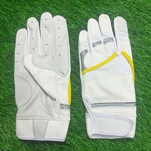 Gants de frappe de baseball de style professionnel avec logo personnalisé, prix de gros, gants de frappe en cuir de baseball de haute qualité - Product Image 2