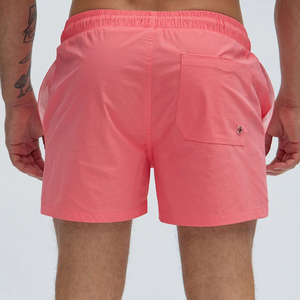 Pantalones cortos deportivos informales para hombre, ropa de gimnasio antiarrugas transpirable con decoración de bolsillo, patrón sólido - Product Image 5