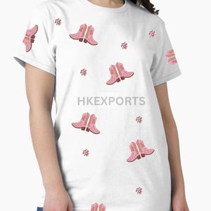 Venta caliente 2025 Sombrero de vaquera blanco hecho a mano YEEHAW Camiseta con cuentas - Product Image 4