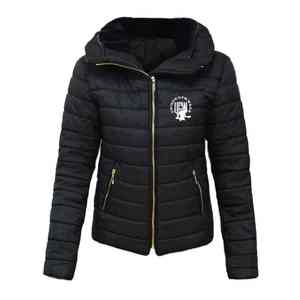 Novedad 2026, Ropa Deportiva ÚNICA, Chaqueta Acolchada Reversible Impermeable y Ecológica para Mujer, Cuello Alto, Corte Holgado, Poliéster - Product Image 4