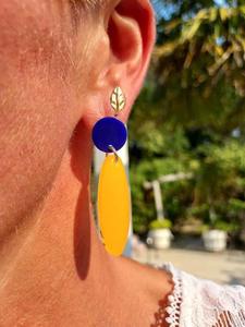 Resin Embroidery Earrings Handmade Stainless Steel Fashion Jewelry for Women Girls Classic Wedding Look High Quality - Product Image 6