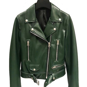 Veste en cuir pour femme de qualité supérieure, logo personnalisé, best-seller, veste en cuir pour femme d'extérieur pour adulte - Product Image 1