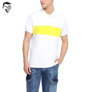 Personalizable de los hombres para los polos Nuevo estilo Streetwear Drop Shoulder Poliéster Algodón Sólido Personalizable Tamaño Imprimible - Product Image 3