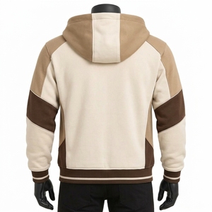 Regular Fit Winter Custom Logo Breathable Eco-Friendly Best High Quality Men Casual <b>Zipper</b> <b>Hoodie</b> 100% Cotton Solid <b>Black</b> - Product Image 2