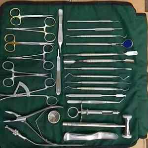 Instrumentos quirúrgicos dentales de acero inoxidable con 2 años de garantía Implementos dentales profesionales completos - Product Image 1