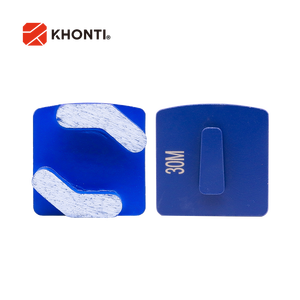 Zapatos de molienda de diamante de hormigón cuadrado personalizables OEM para bloques y placas de disco abrasivo de amoladora de suelo Husq - Product Image 2